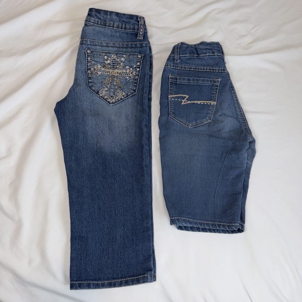 Vintage Mudd Capris Size Junior Girls Medium Y2K 90S Z. Cavaricci Jorts - Picture 1 of 9